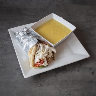 Vegetarian Gyro Sandwich