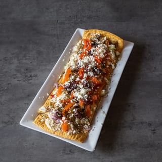 Greek Vegetarian Flatbread